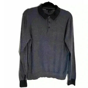 Banana Republic Luxury Blend Silk & Cotton Blue Men’s Shirt Size M
